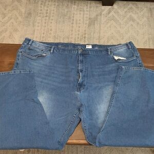 Relaxed Fit Blue Denim Jeans